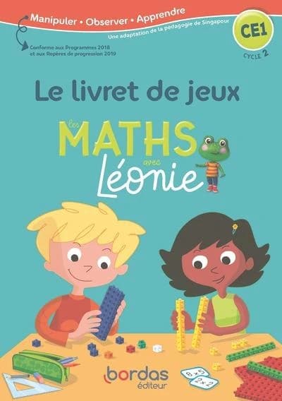 Les maths avec Léonie : CE1 ; le livret de jeu (édition 2020)