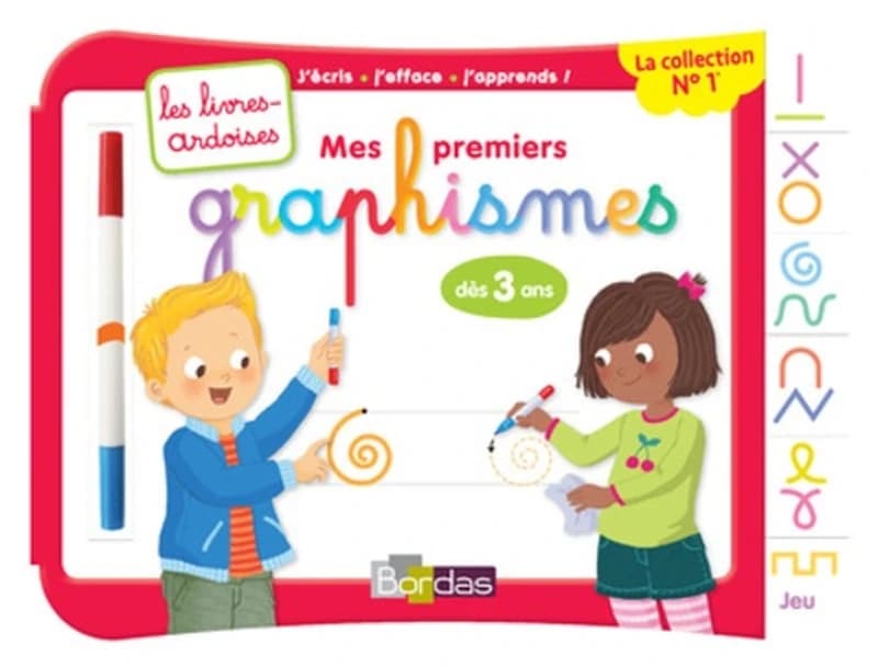 Les livres-ardoises ; mes premiers graphismes ; à partir de 3 ans (édition 2017)