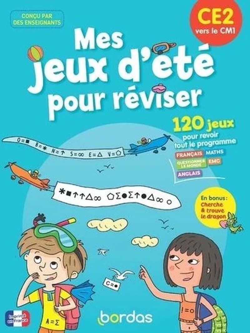 Mes jeux d'été pour réviser ; CE2 vers le CM1