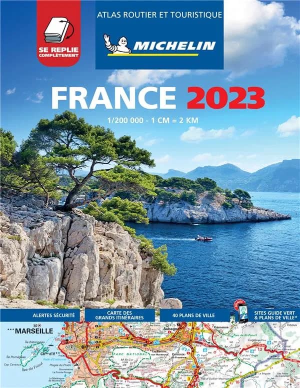 France 2023 : atlas routier et touristique