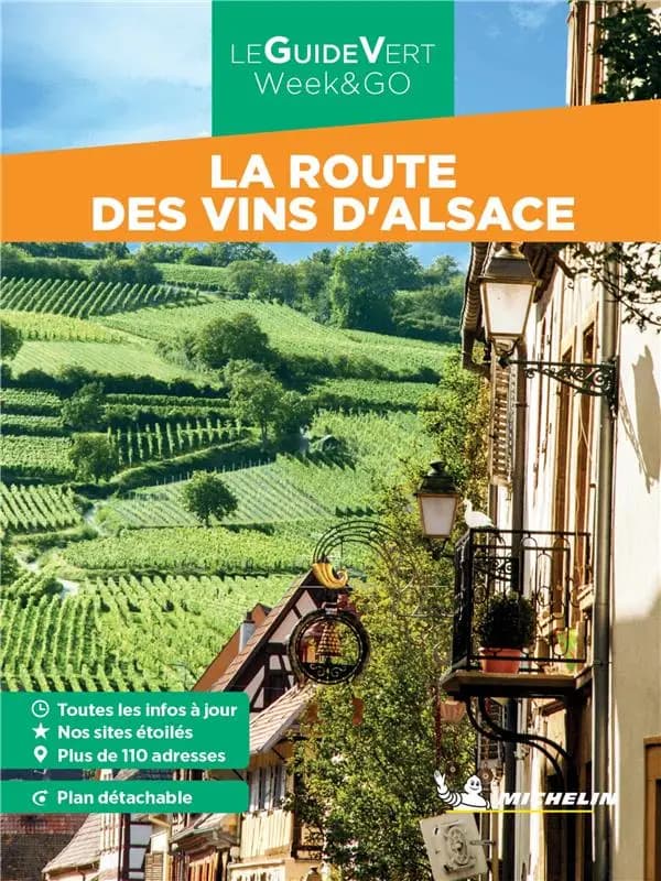 La route des vins d'Alsace (Parution 2022) Michelin
