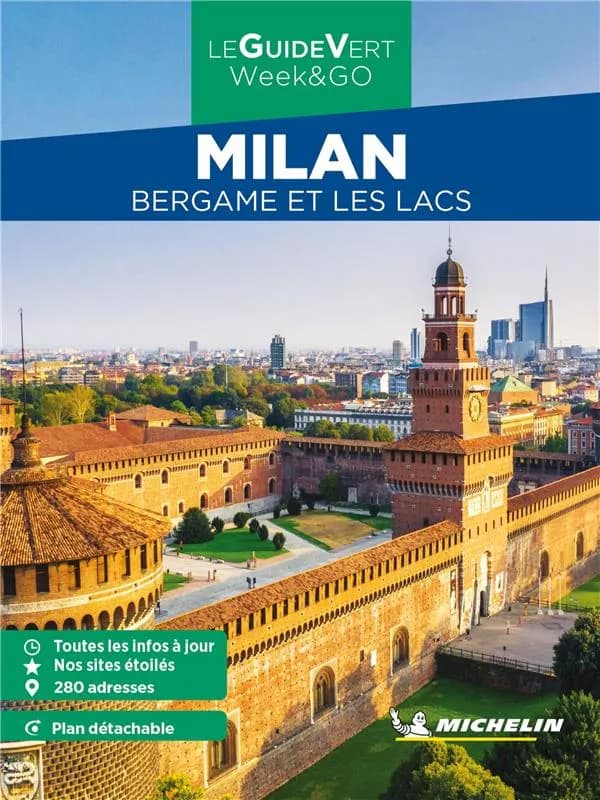 Milan : Bergame et les lacs (Parution 2023) Michelin