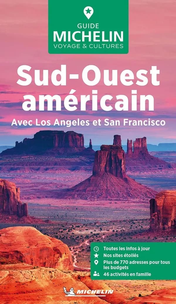 Sud-Ouest américain : avec Los Angeles et San Francisco (Parution 2025) Michelin