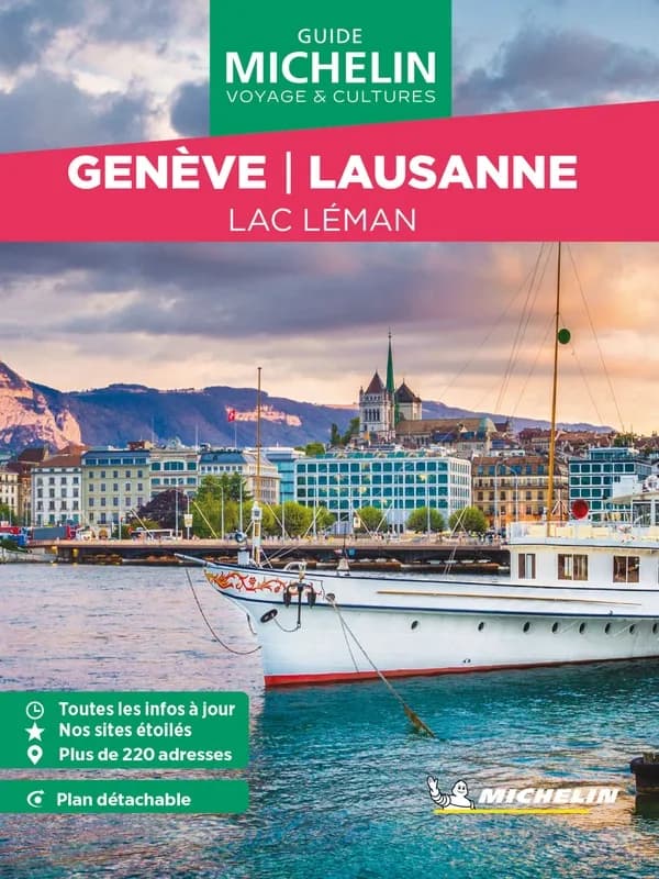 Genève, Lausanne : lac Léman (Parution 2024) Michelin