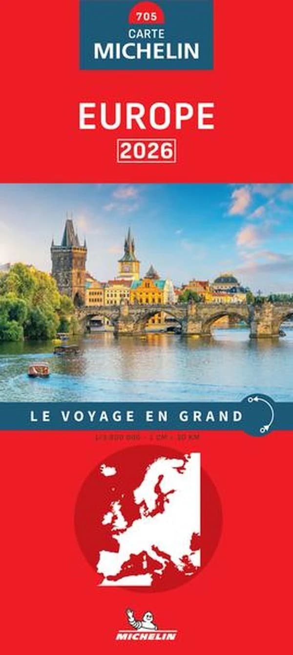 Carte Nationale Europe 2026 (Nouvelle éd.)