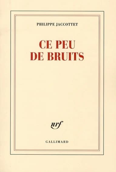 Ce peu de bruits