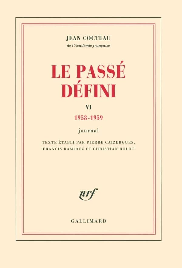 Le passé défini : journal. VI, 1958-1959