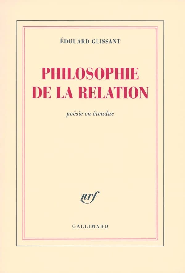 Philosophie de la relation : poésie en étendue