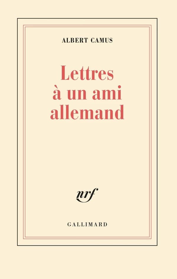 Lettres à un ami allemand