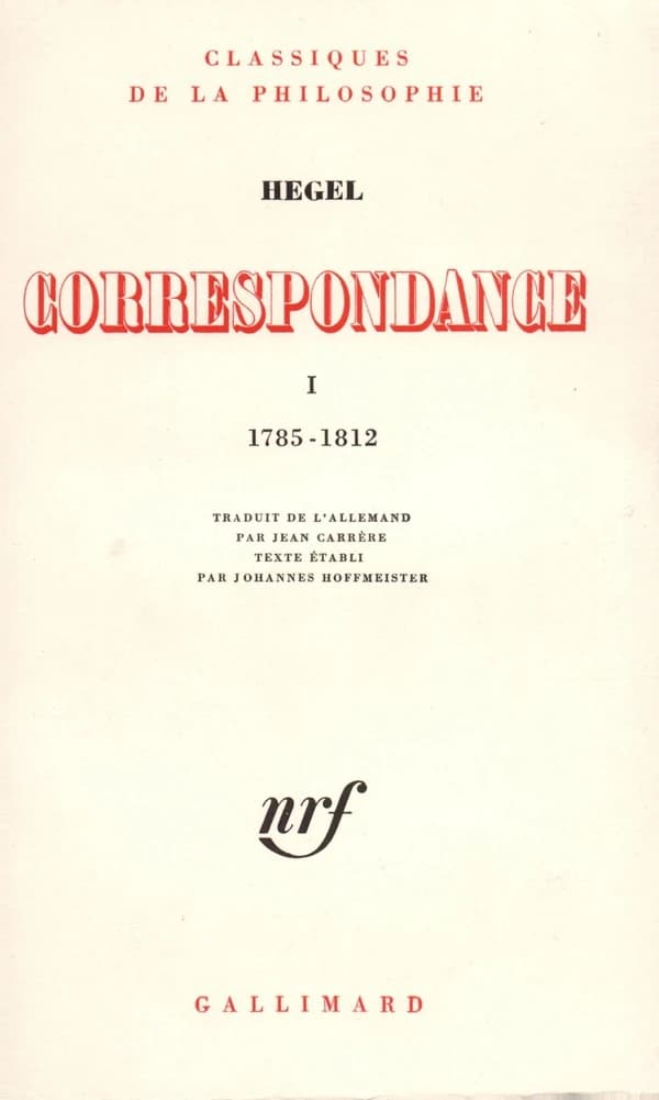 Correspondance : 1785-1812