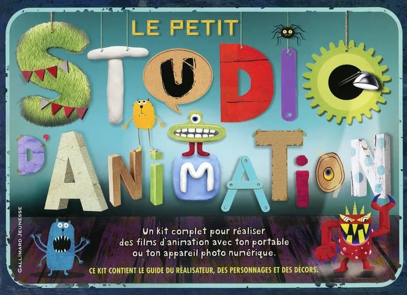 Le petit studio d'animation : un kit complet pour réaliser des films d'animation avec ton portable ou ton appareil photo numérique...