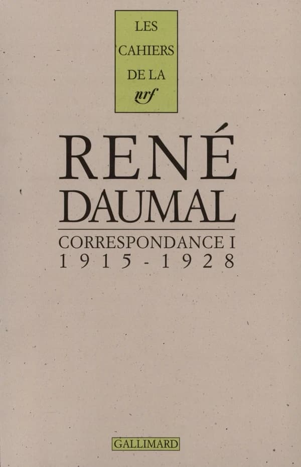 Correspondance I