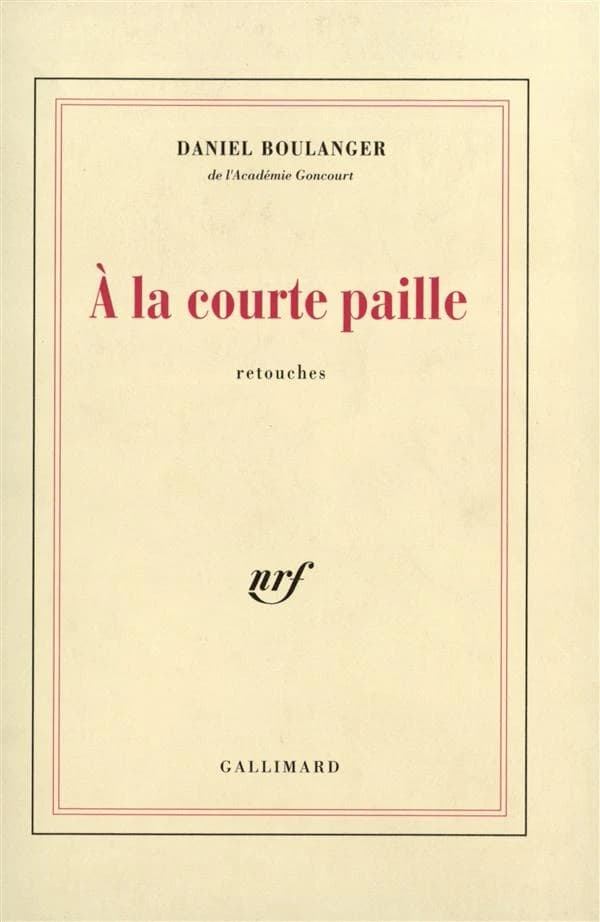 Á la courte paille : retouches
