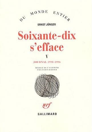 Soixante-dix s'efface. V, Journal 1991-1996