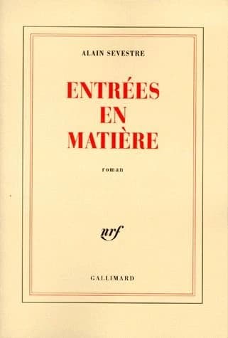 Entrées en matière : roman