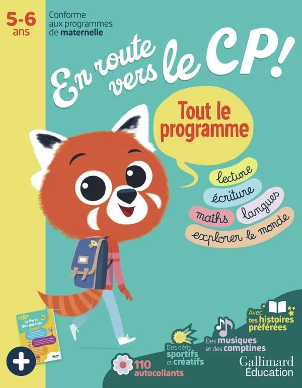 En route vers le CP ! : Tout le programme