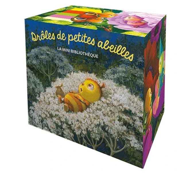 Mini-bibliothèque les drôles de petites abeilles : coffret de 6 histoires