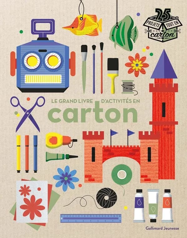 Le grand livre d'activités en carton