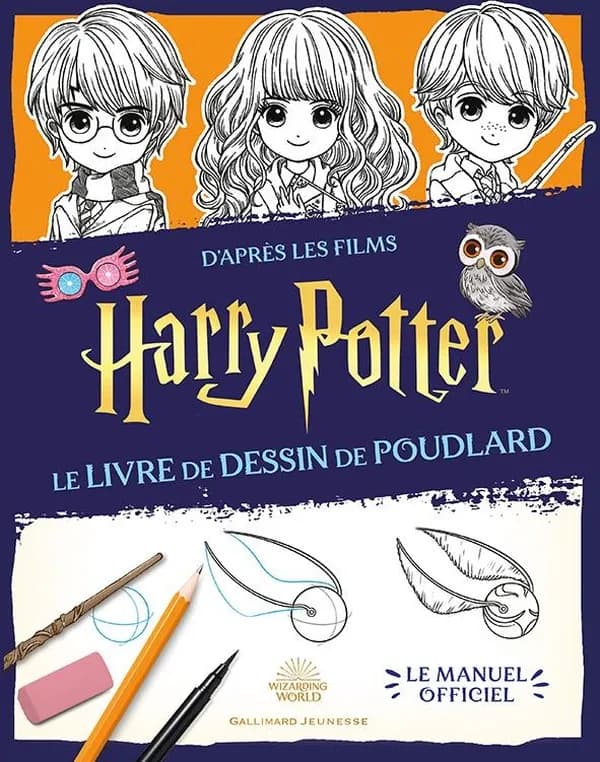 Le livre de dessin de Poudlard : d'après les films "Harry Potter"