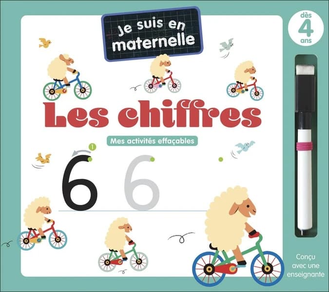 Je suis en maternelle : Les chiffres : Mes activités effaçables