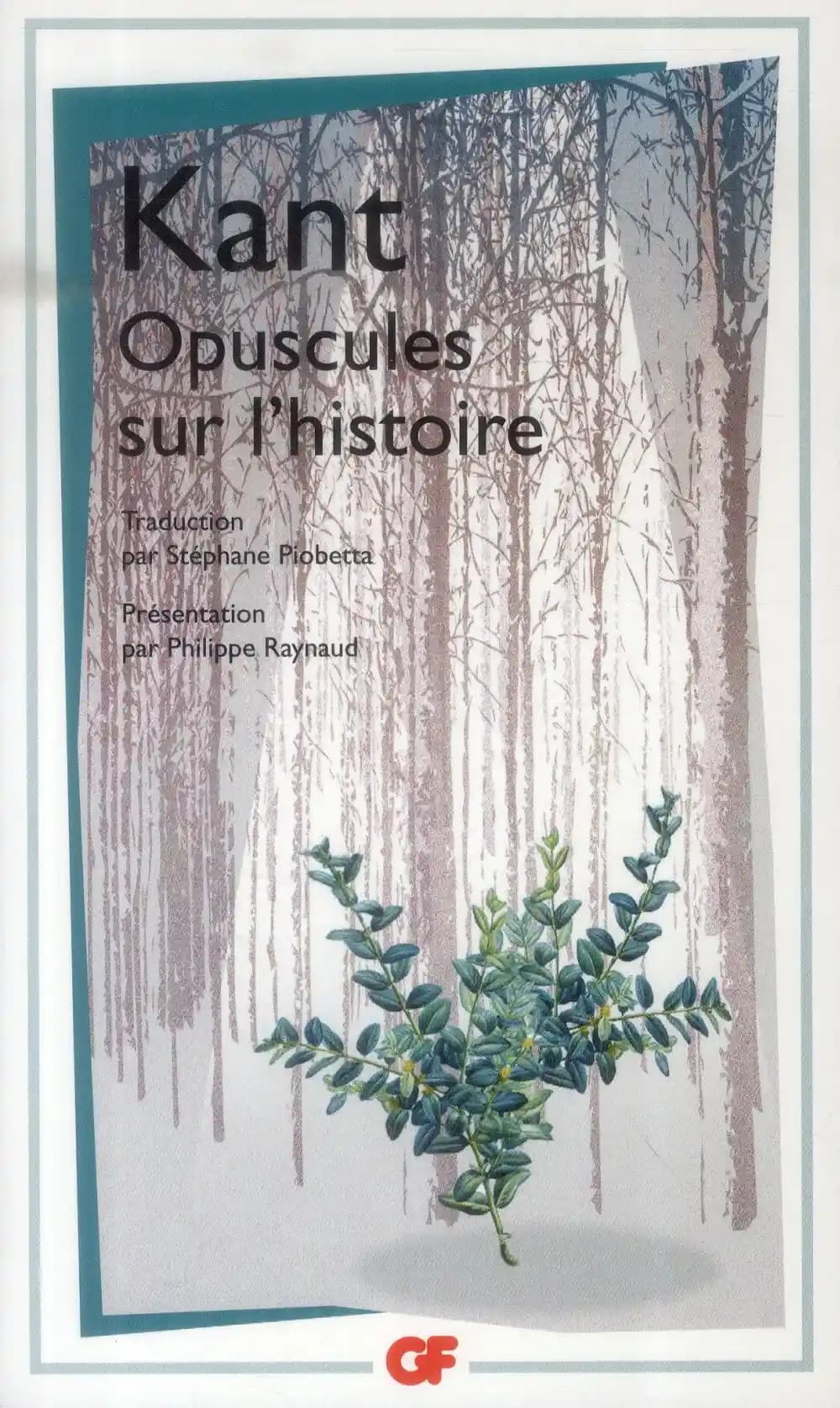 Opuscules sur l'histoire
