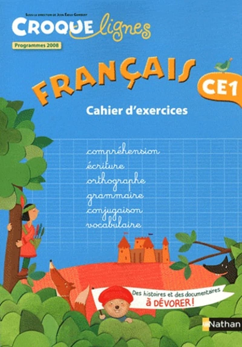 Croque-lignes : français : programme 2008, CE1