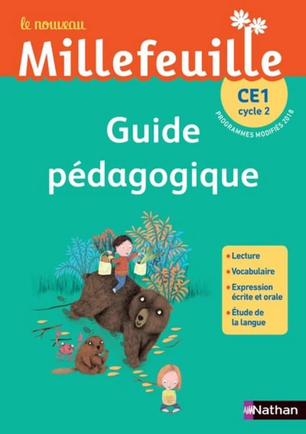 MILLE-FEUILLES : guide pédagogique ; CE1 (édition 2019)