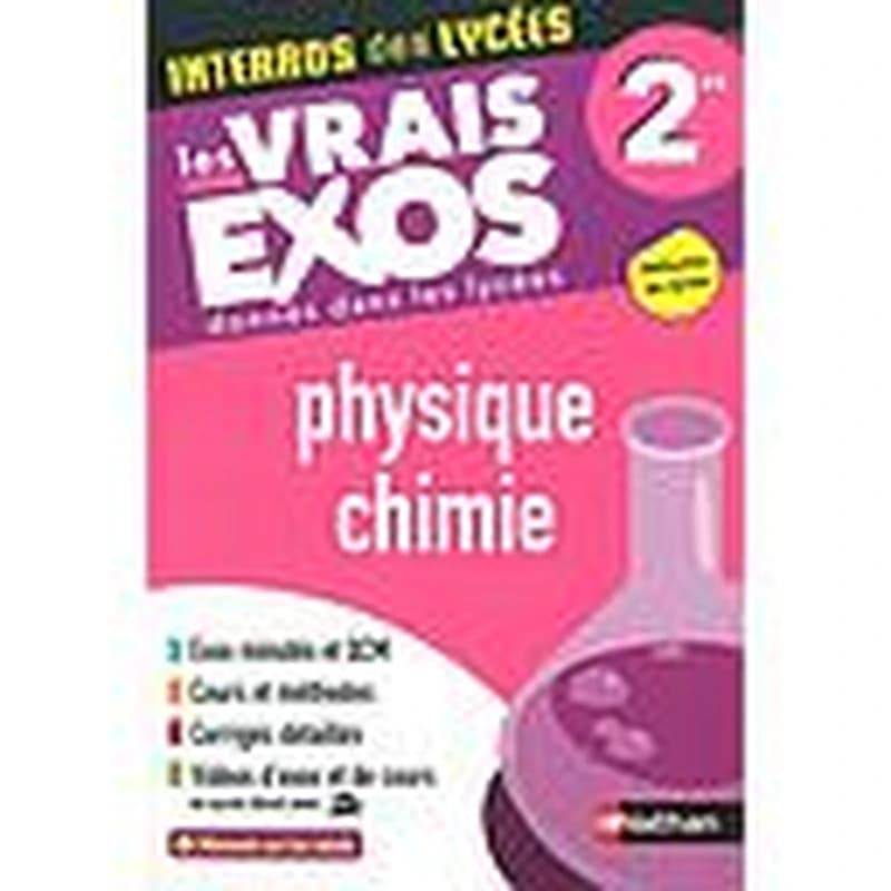 Physique-chimie 2de : les vrais exos donnés dans les lycées : Réforme du lycée