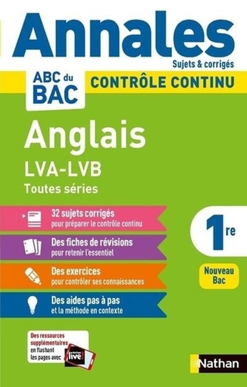 Annales ABC du bac ; sujets & corrigés : anglais : LVA