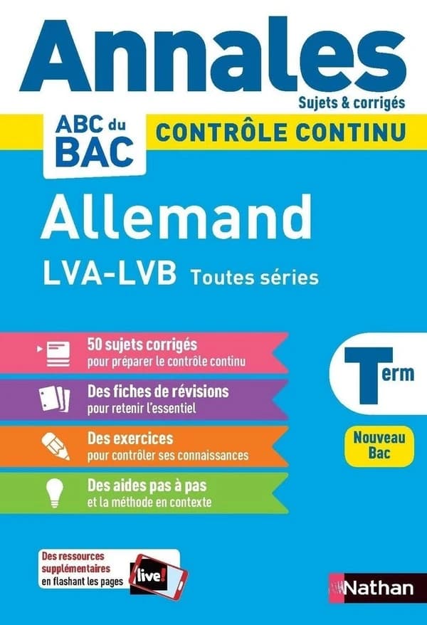 Allemand LVA-LVB Toutes séries : Sujets & corrigés