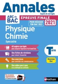 Physique chimie Term