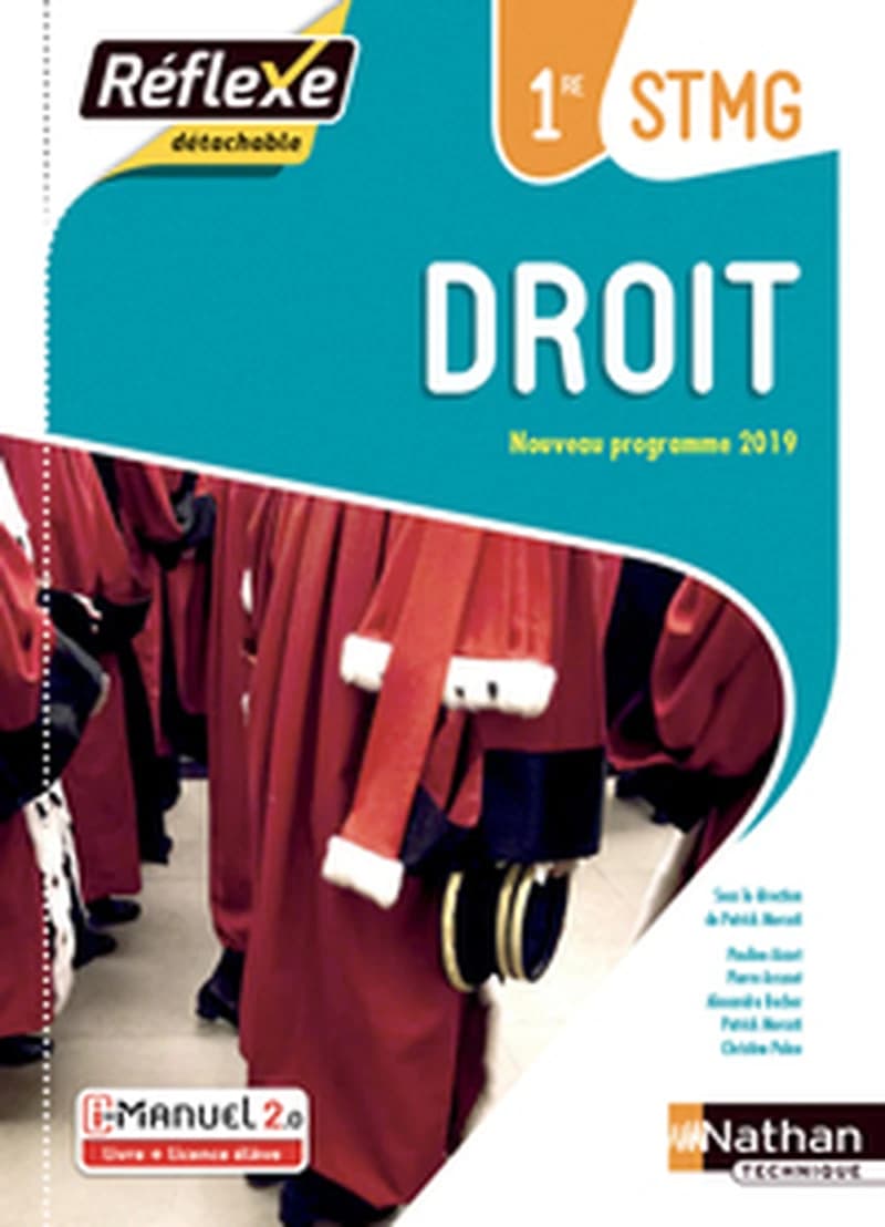 DROIT - 1ERE STMG (POCHETTE REFLEXE) LIVRE + LICENCE ELEVE - 2019