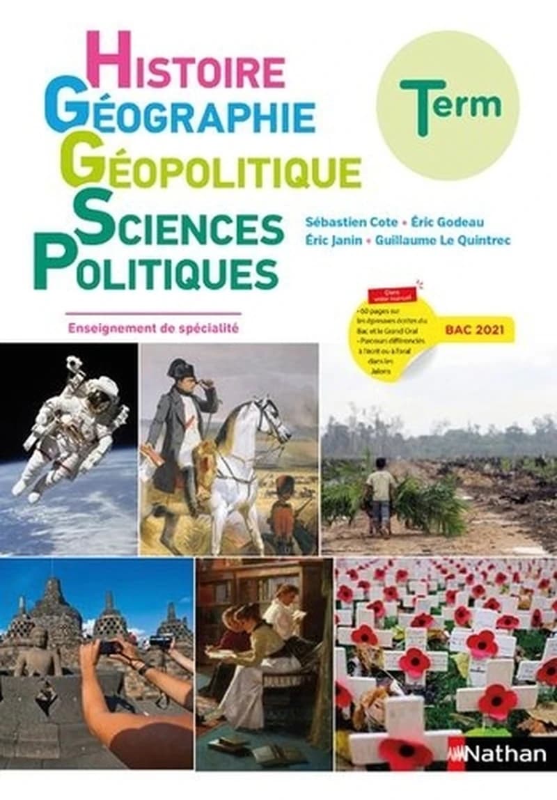 Histoire, géographie, géopolitique, sciences politiques : Term