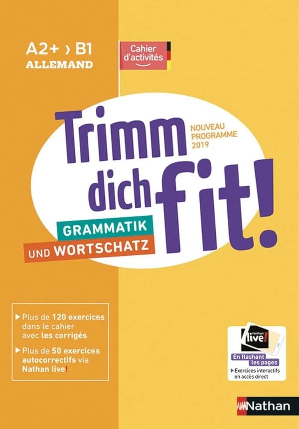 Trimm dich fit ! : allemand ; 1re ; A2, B1 (édition 2019)
