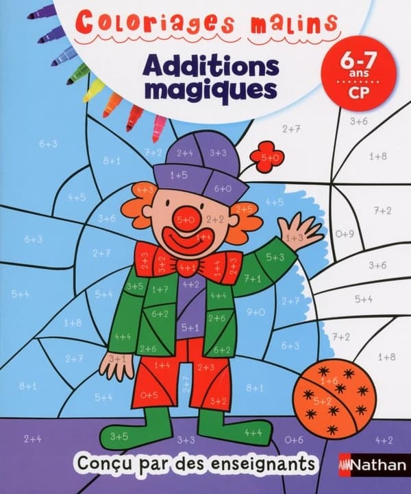 Additions magiques CP 6-7 ans