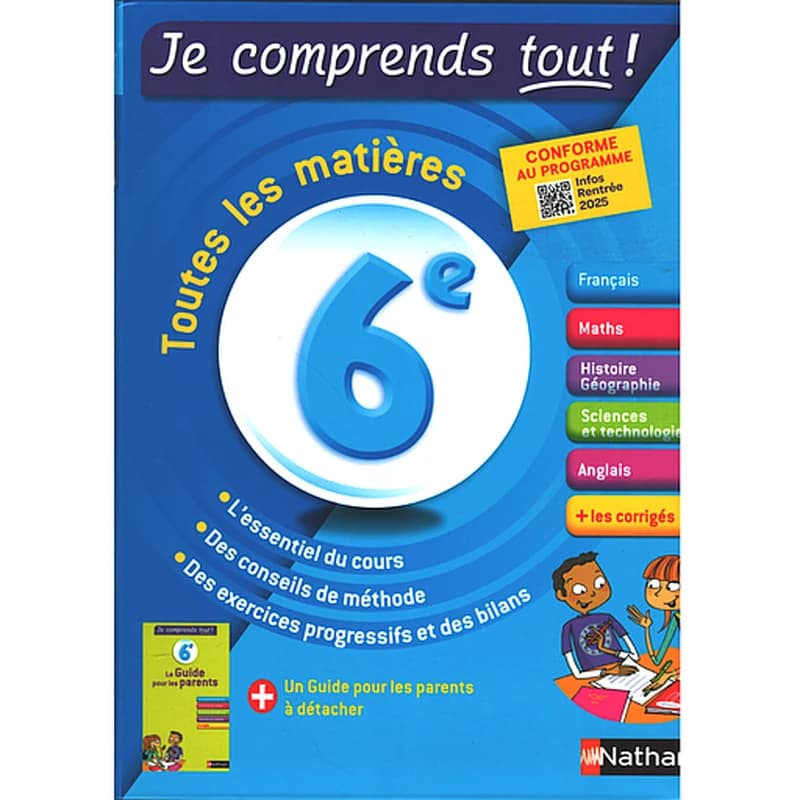 Je comprends tout Tome 6 : 6ème ; toutes les matières (édition 2016)