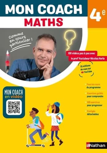 Mon coach : mathématiques ; 4e (édition 2023)