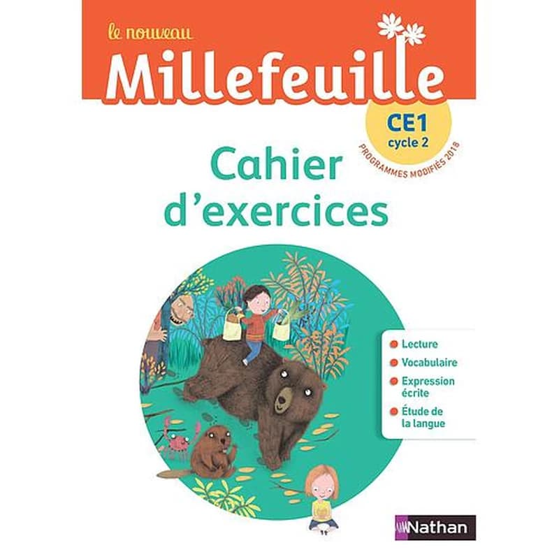 Le nouveau Millefeuille CE1 : Cahier d'exercices