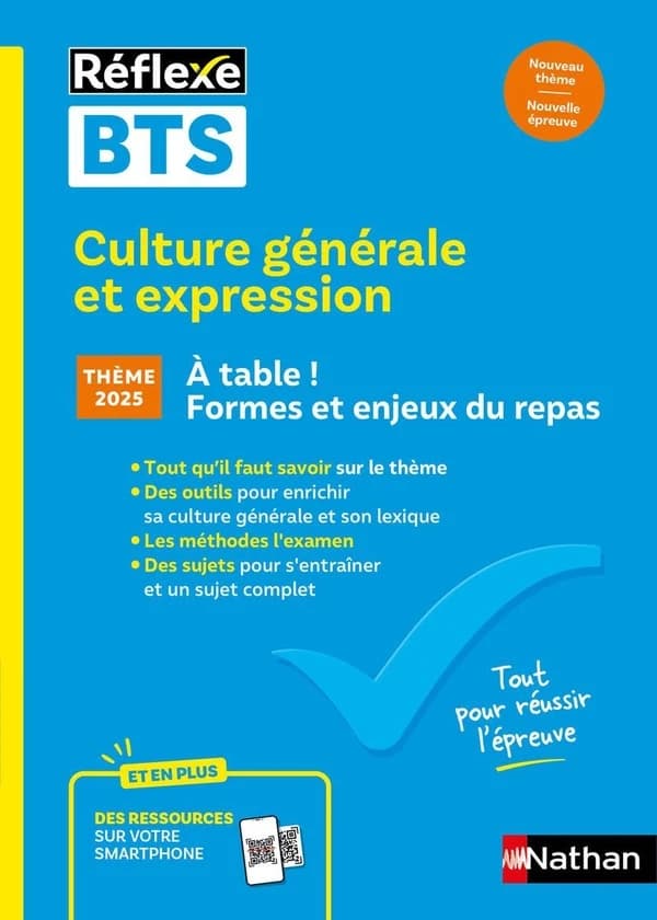 Réflexe Tome 98 : BTS ; Toutes les filières ; Culture générale et expression (édition 2025)