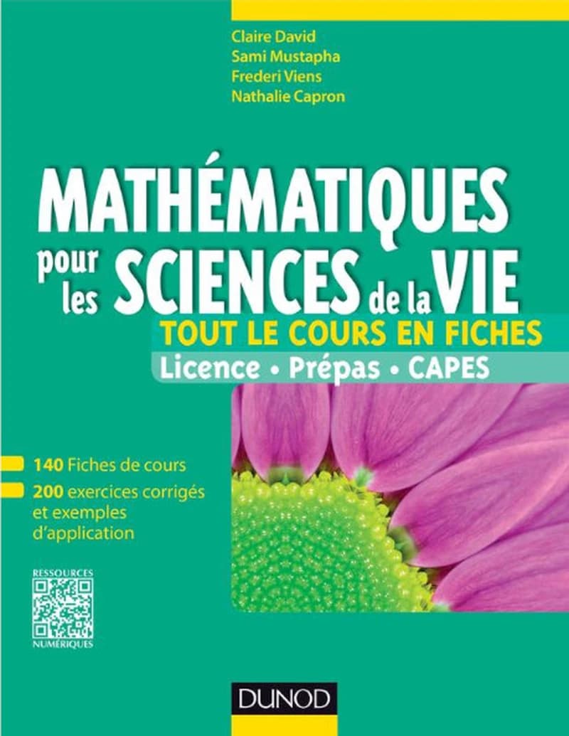 CAMPUS MATHEMATIQUES POUR LES SCIENCES DE LA VIE - TOUT LE COURS EN FICHES