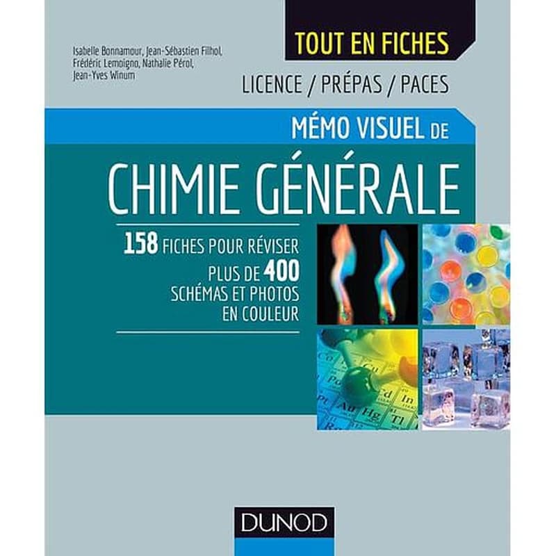 Tout en fiches :Mémo visuel de chimie générale - Licence