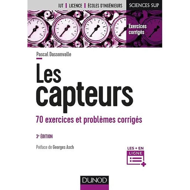 Les capteurs - 70 exercices et problèmes corrigés