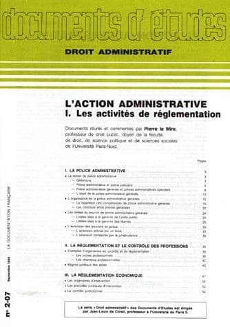 L' action administrative