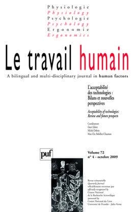 REVUE LE TRAVAIL HUMAIN n.72