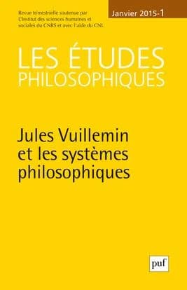 Revue Les études philosophiques n.2015