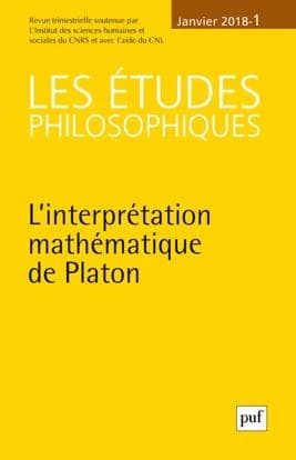 Revue Les études philosophiques n.2018