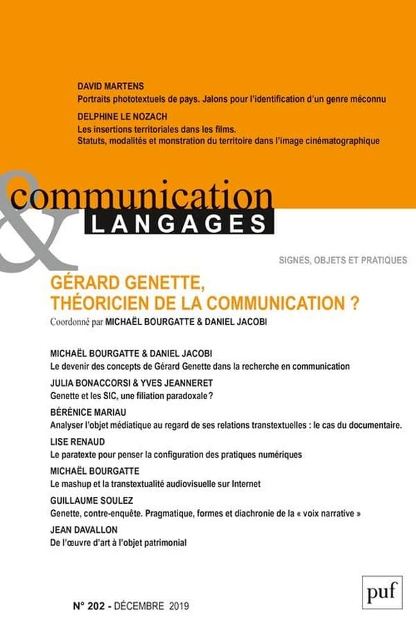 Gérard Genette, théoricien de la communication ? (édition 2019)