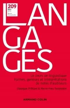 Revue langages n.209 : 1