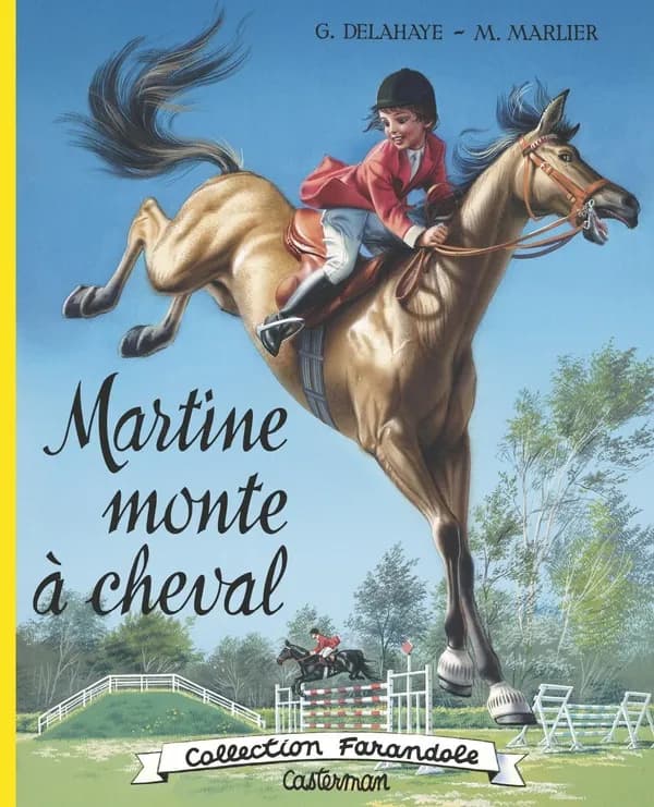 Martine fac-similé : Martine monte à cheval