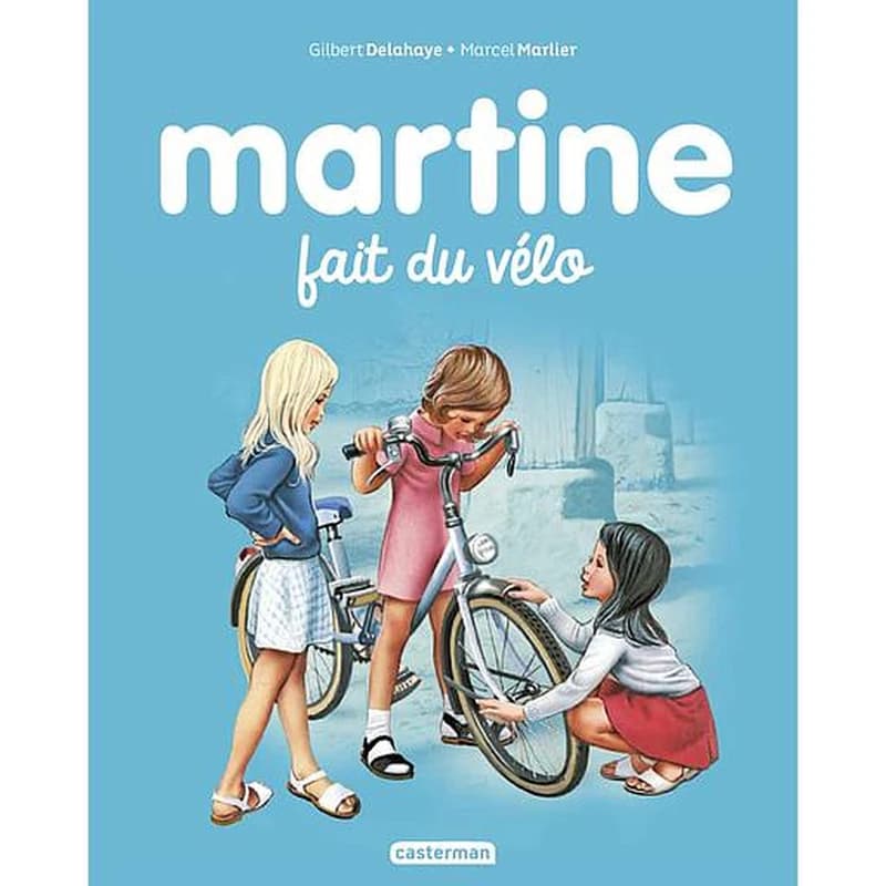 Martine fait de la bicyclette
